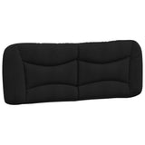 Bed Frame without Mattress "Hvar" Black 180x200 cm King Fabric