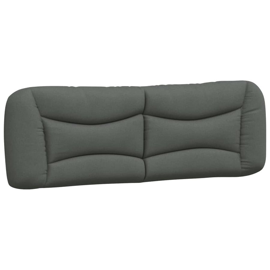Bed Frame without Mattress "Hvar" Dark Grey 152x203 cm Queen Fabric