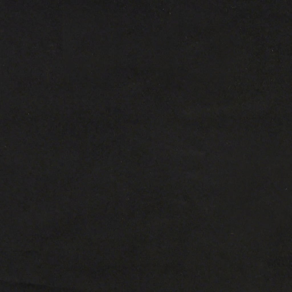 Bed Frame without Mattress "Hanko" Black 152x203 cm Queen Velvet
