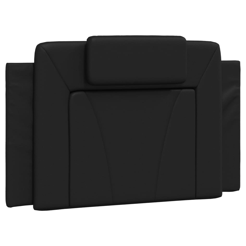 Bed Frame "Viana" without Mattress Black 90x190 cm Faux Leather