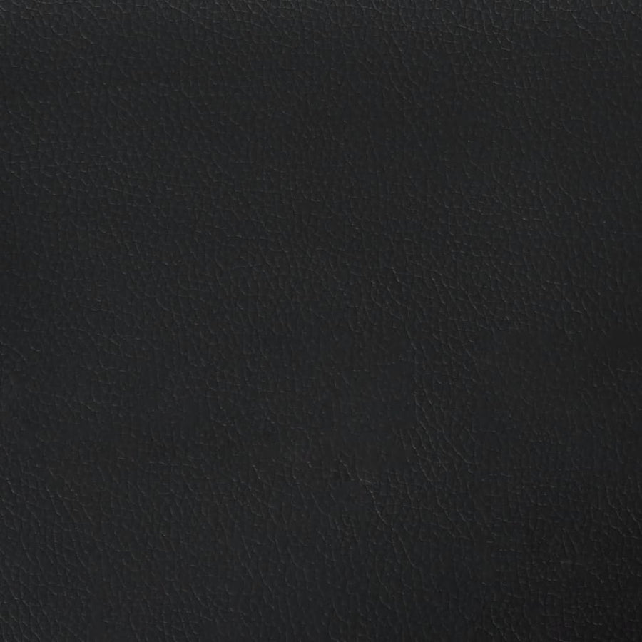 Bed Frame "Viana" without Mattress Black 90x190 cm Faux Leather