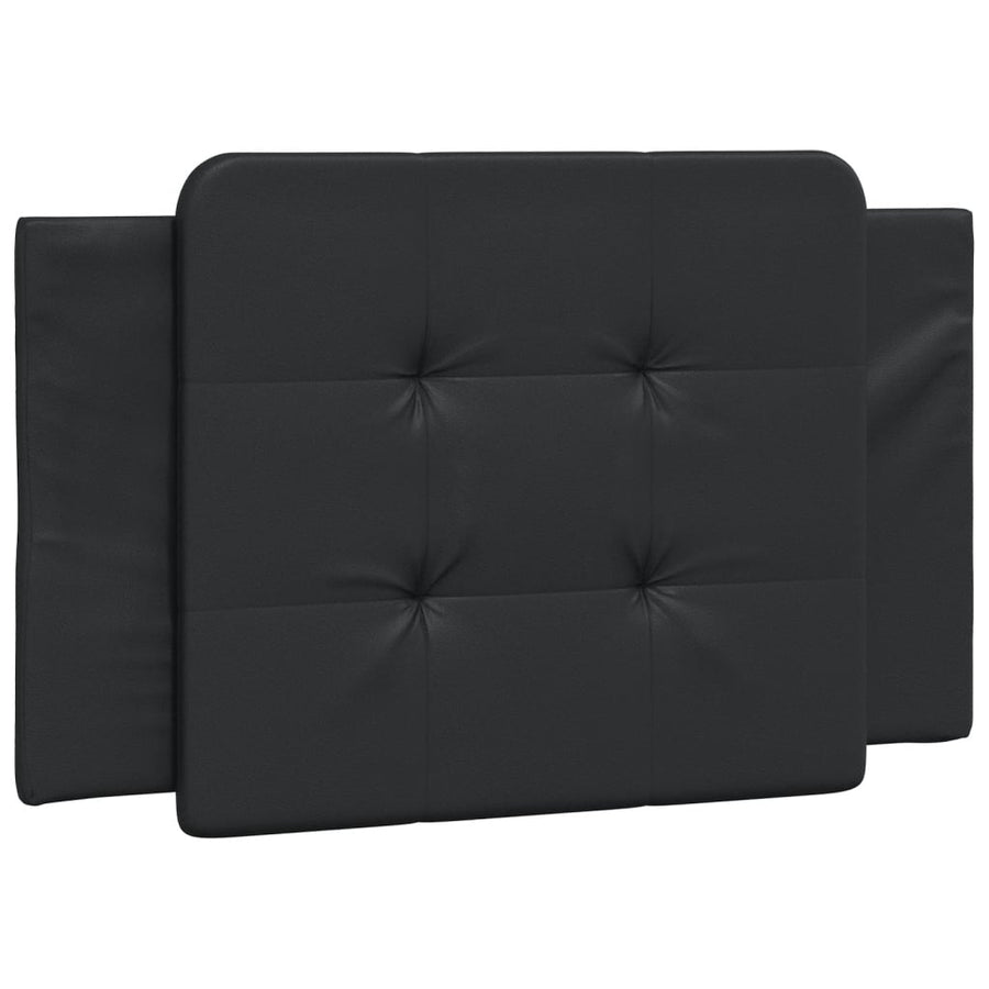 Bed Frame without Mattress "Zadar" Black 90x190 cm Faux Leather