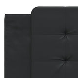 Bed Frame without Mattress "Zadar" Black 180x200 cm King Faux Leather