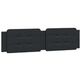 Bed Frame without Mattress "Zadar" Black 152x203 cm Queen Faux Leather