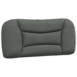Bed Frame without Mattress "Hvar" Dark Grey 90x190 cm Fabric