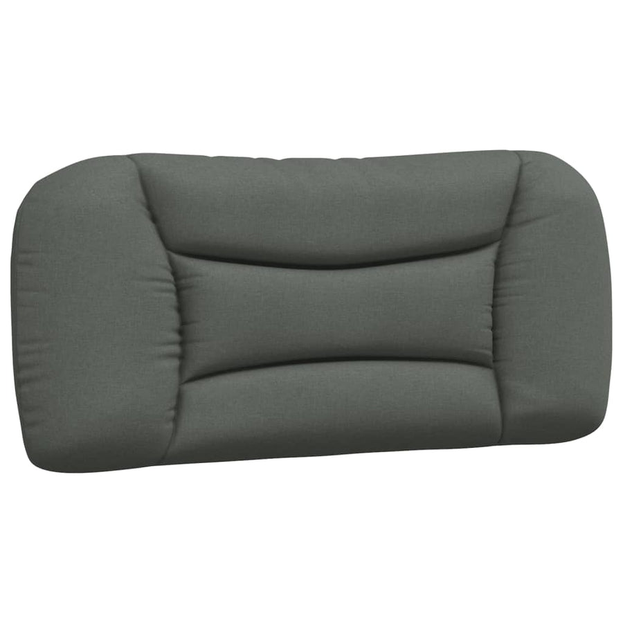 Bed Frame without Mattress "Hvar" Dark Grey 90x190 cm Fabric