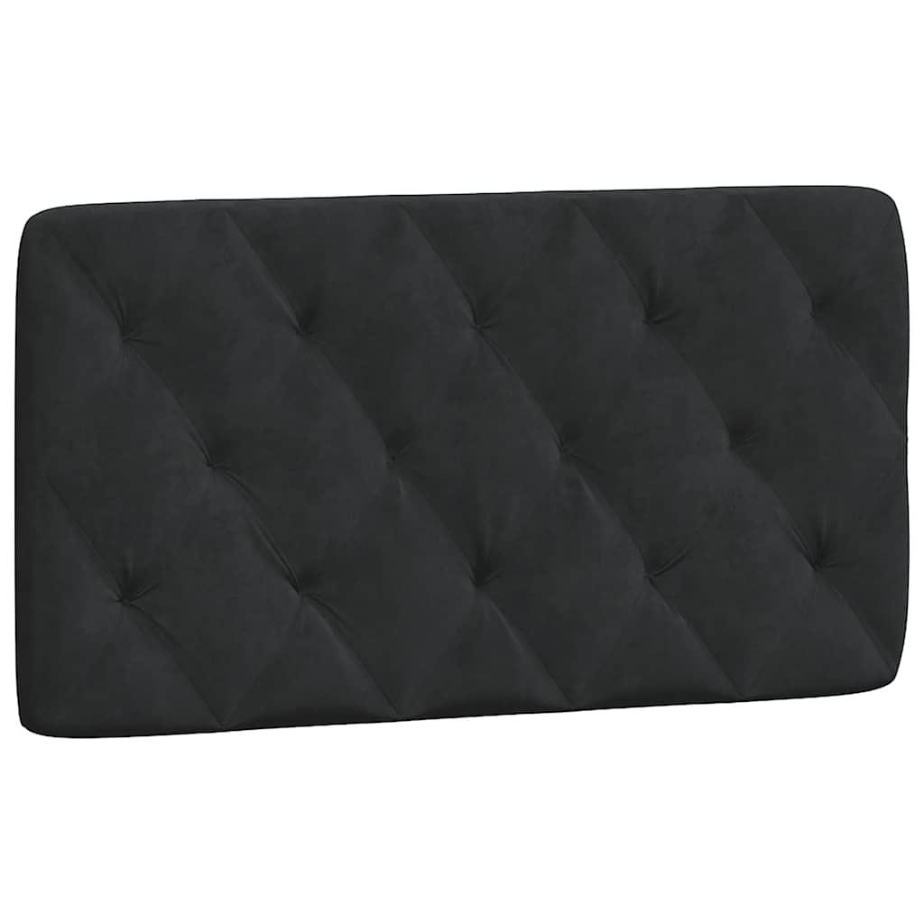 Bed Frame without Mattress Black 107x203 cm King Single Velvet