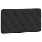Bed Frame without Mattress Black 107x203 cm King Single Velvet