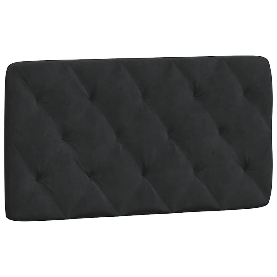 Bed Frame without Mattress Black 107x203 cm King Single Velvet
