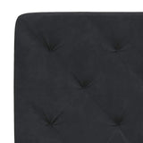 Bed Frame without Mattress Black 107x203 cm King Single Velvet - Extra Image