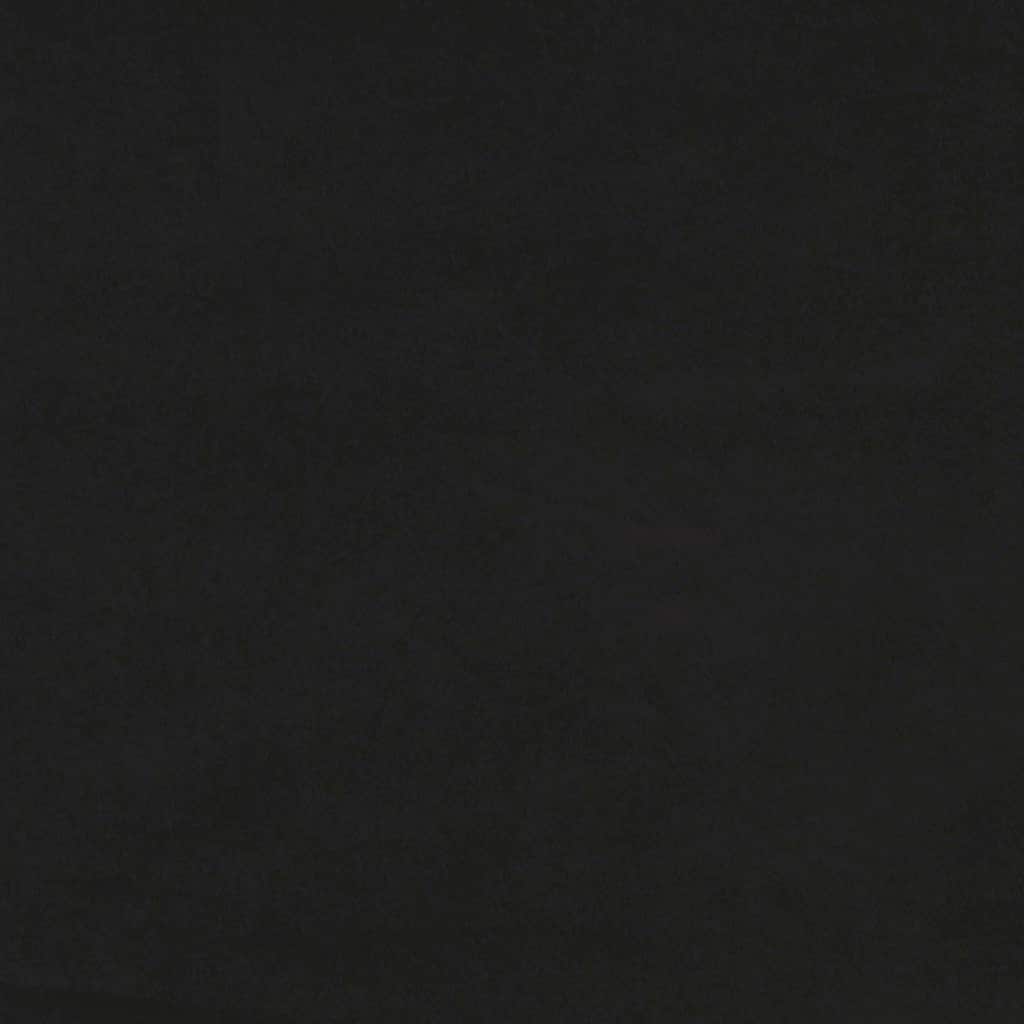 Bed Frame without Mattress Black 137x190 cm Velvet