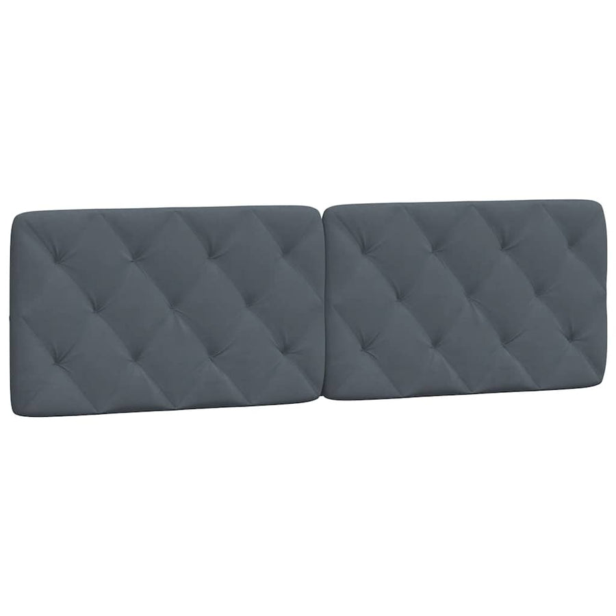 Bed Frame without Mattress Dark Grey 152x203 cm Queen Velvet
