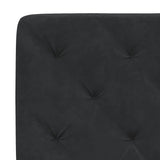 Bed Frame without Mattress Black 152x203 cm Queen Velvet - Extra Image
