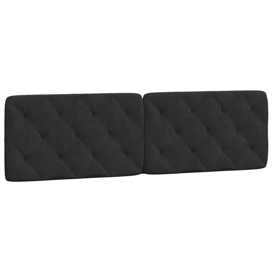 Bed Frame without Mattress Black 180x200 cm Velvet