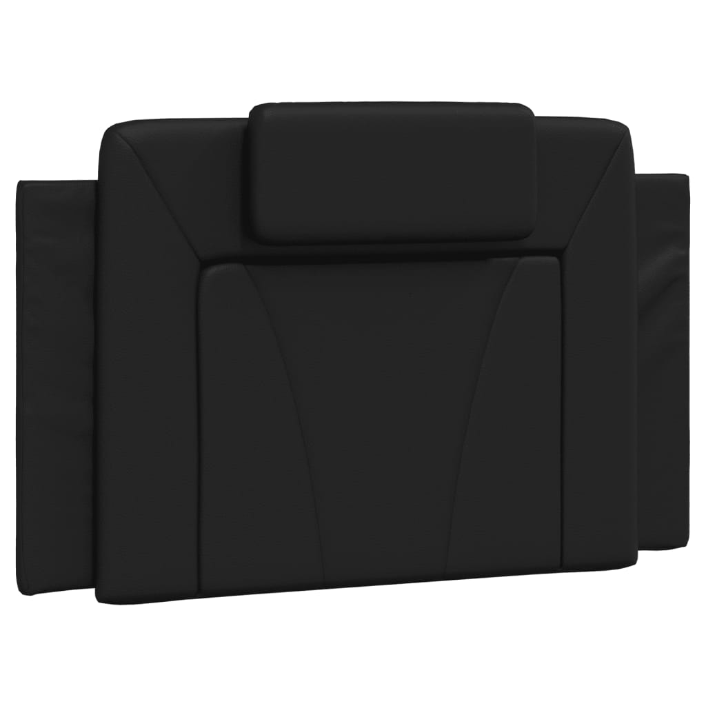 Bed Frame "Viana" without Mattress Black 90x190 cm Faux Leather