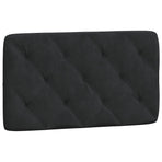 Bed Frame with LED without Mattress Black 90x190 cm Velvet