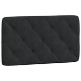 Bed Frame with LED without Mattress Black 90x190 cm Velvet - Extra Image