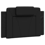 Bed Frame "Viana" with LED without Mattress Black 90x190 cm
