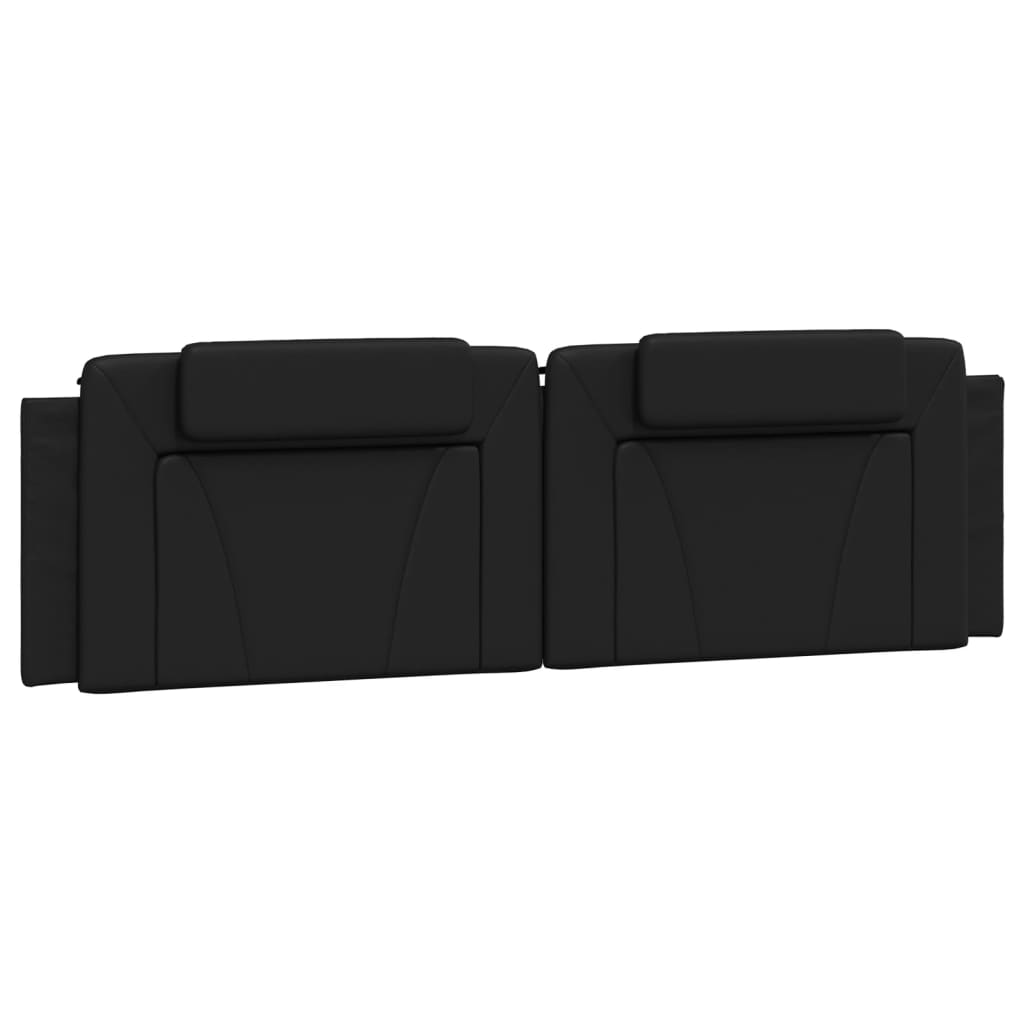 Bed Frame "Viana" with LED without Mattress Black 180x200 cm