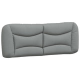 Bed Frame with LED without Mattress "Hvar" Dark Grey 180x200 cm King Fabric