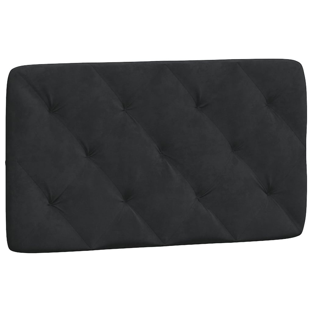 Bed Frame with LED without Mattress Black 90x190 cm Velvet