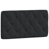Bed Frame with LED without Mattress Black 107x203 cm King Single Velvet