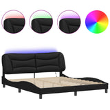 Bed Frame with LED without Mattress 