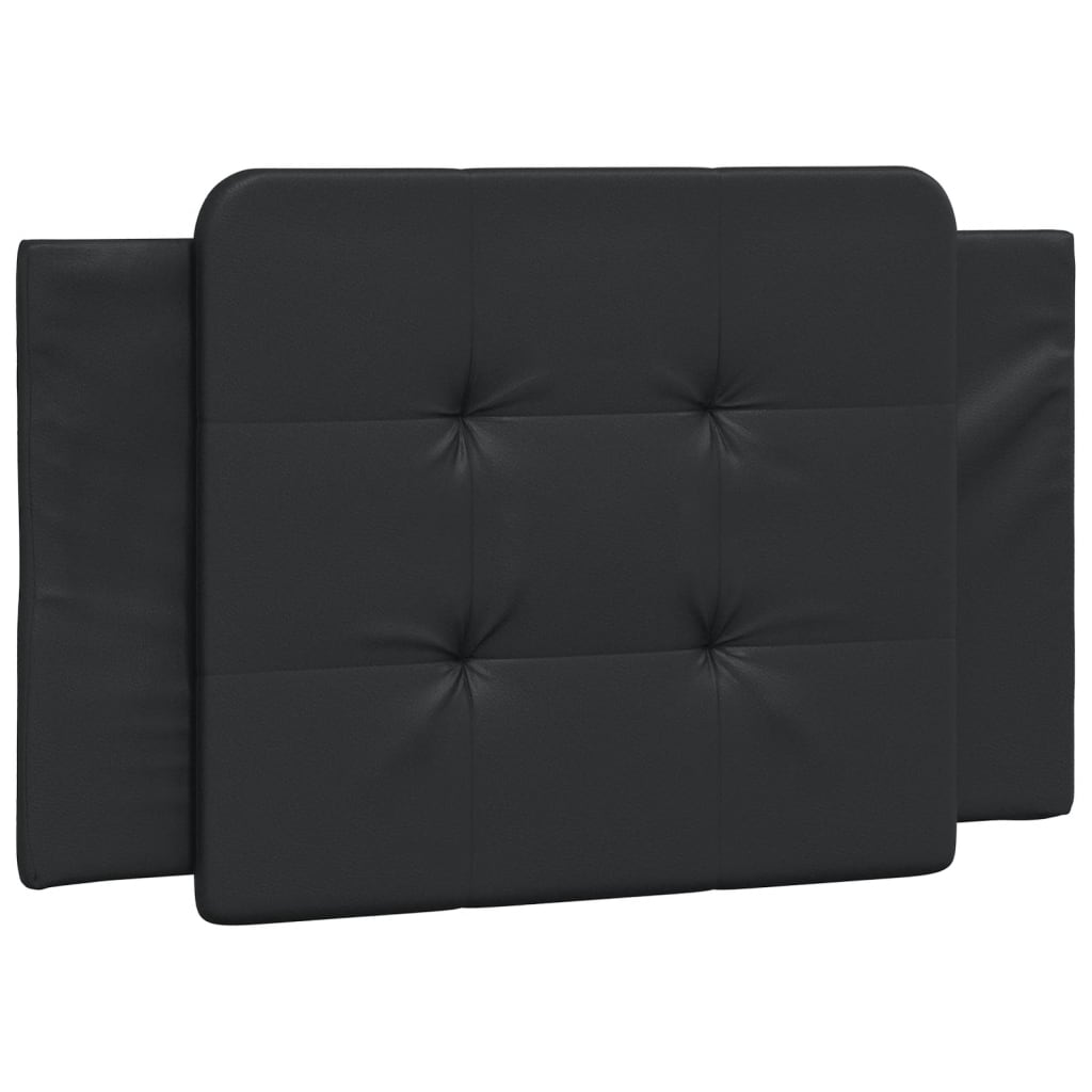 Bed Frame with LED without Mattress "Zadar" Black 107x203 cm