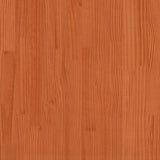 Coffee Table Wax Brown 110x50x33.5 cm Solid Wood Pine