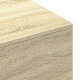 Coffee Table Sonoma Oak 100x49.5x31 cm Engineered Wood - Close-Up Angle