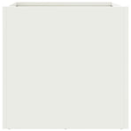 Planters 2 pcs White 32x30x29 cm Steel