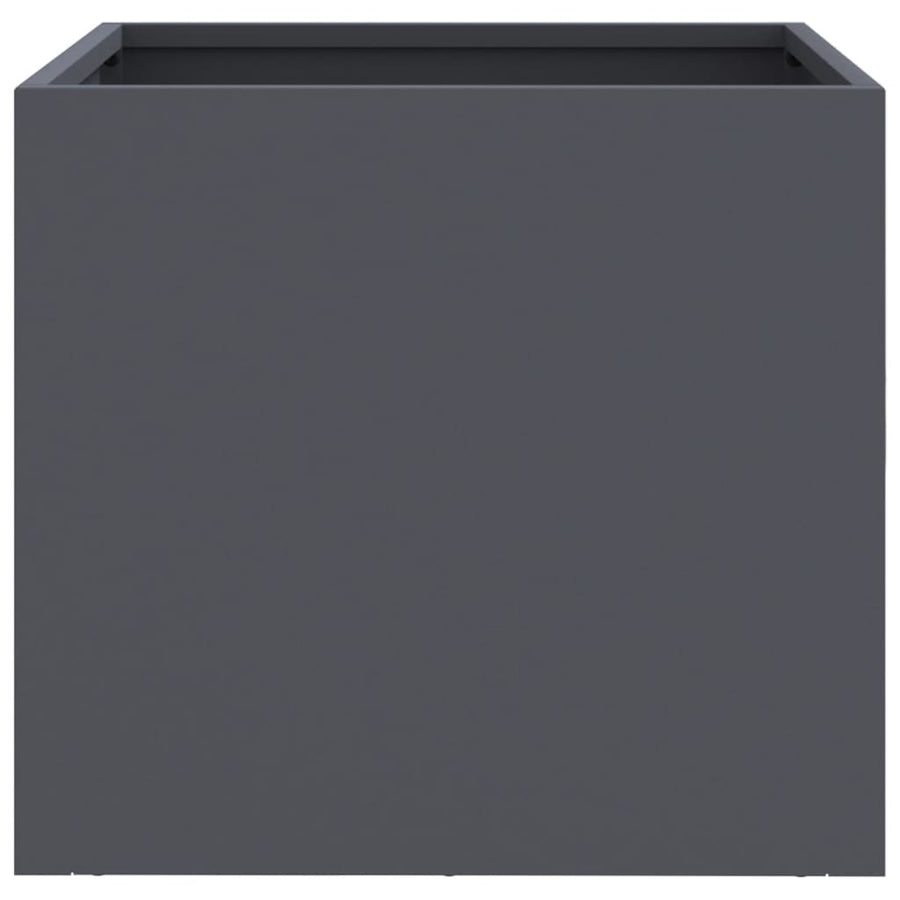 Planters 2 pcs Anthracite 32x30x29 cm Cold-rolled Steel