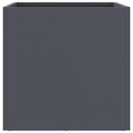 Planters 2 pcs Anthracite 32x30x29 cm Cold-rolled Steel