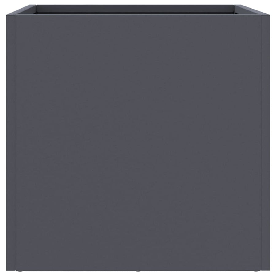 Planters 2 pcs Anthracite 32x30x29 cm Cold-rolled Steel