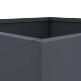 Planters 2 pcs Anthracite 32x30x29 cm Steel - Extra Image