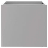 Planters 2 pcs Silver 32x30x29 cm Galvanised Steel