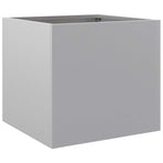 Planters 2 pcs Silver 32x30x29 cm Galvanised Steel