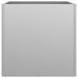 Planters 2 pcs Silver 32x30x29 cm Galvanised Steel