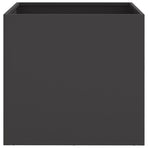 Planters 2 pcs Black 42x40x39 cm Steel