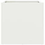 Planters 2 pcs White 42x40x39 cm Steel