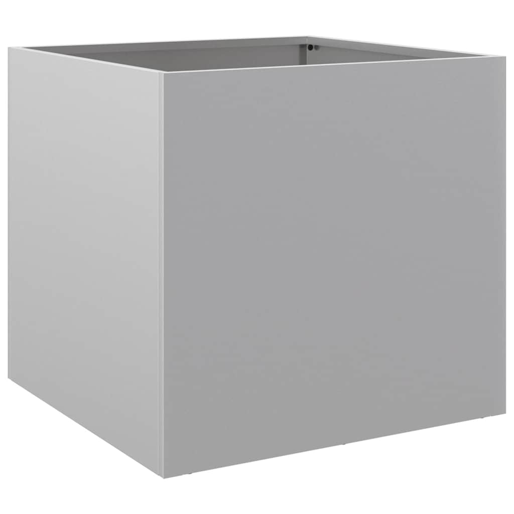 Planter Silver 42x40x39 cm Galvanised Steel