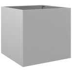 Planter Silver 42x40x39 cm Galvanised Steel