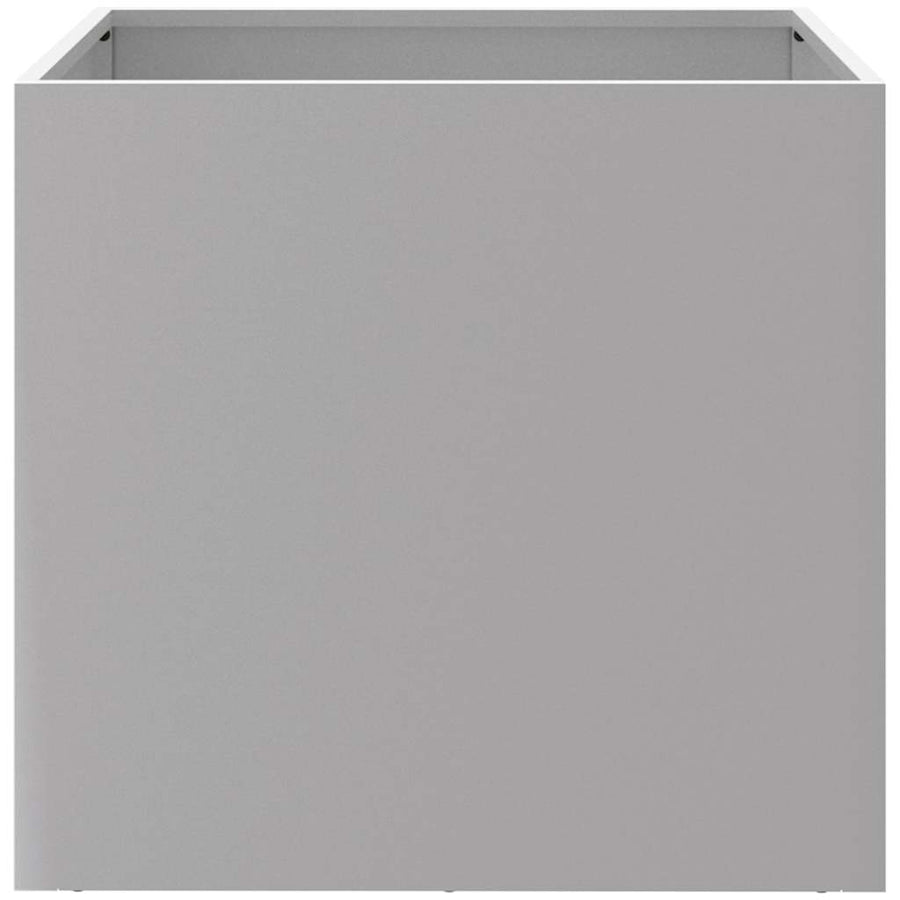 Planter Silver 42x40x39 cm Galvanised Steel