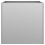 Planter Silver 42x40x39 cm Galvanised Steel
