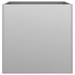 Planter Silver 42x40x39 cm Galvanised Steel