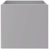 Planters 2 pcs Silver 42x40x39 cm Galvanised Steel