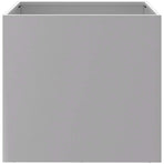 Planters 2 pcs Silver 42x40x39 cm Galvanised Steel