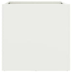 Planters 2 pcs White 49x47x46 cm Steel