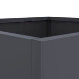 Planter Anthracite 49x47x46 cm Steel