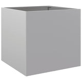 Planter Silver 49x47x46 cm Galvanised Steel - 45-Degree Angle